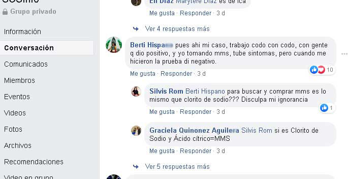 Tuve sintomas epro tomando mms me dio negativo