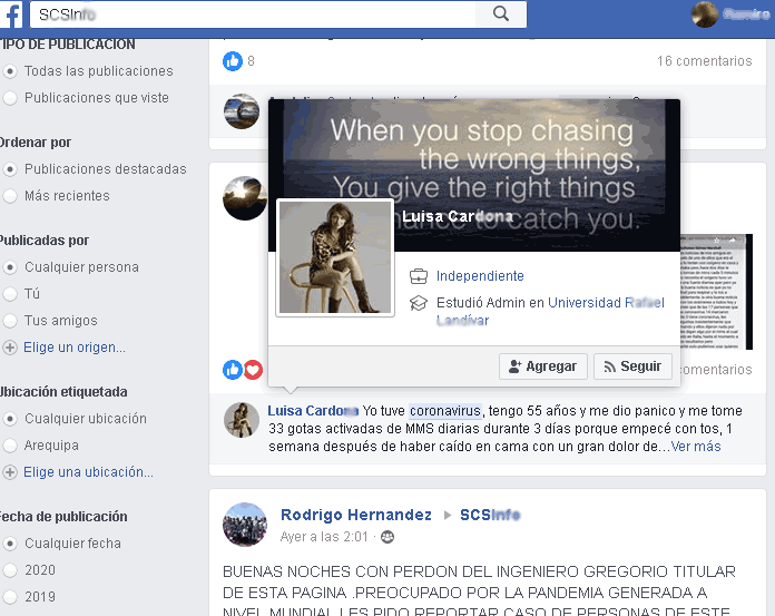 Tuve coronavirus y me dio panico, tome 33 gotas de mms